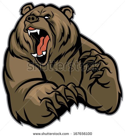 Grizzly Bear Face Clip Art Grizzly Bear Mascot