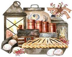Kitchen Art On Pinterest   Picasa Afternoon Tea And Recipe Cards