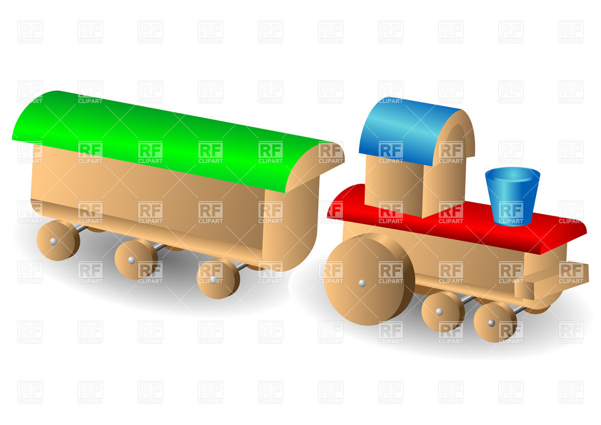     Locomotive With Wagon Download Royalty Free Vector Clipart  Eps