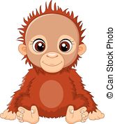 Orangutan Clipart Vector Graphics  243 Orangutan Eps Clip Art Vector