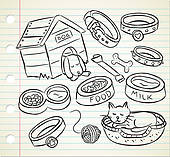 Pet Supplies Clipart And Illustrations