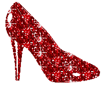 Red Glitter Shoe    Glitter Graphics    Myniceprofile Com