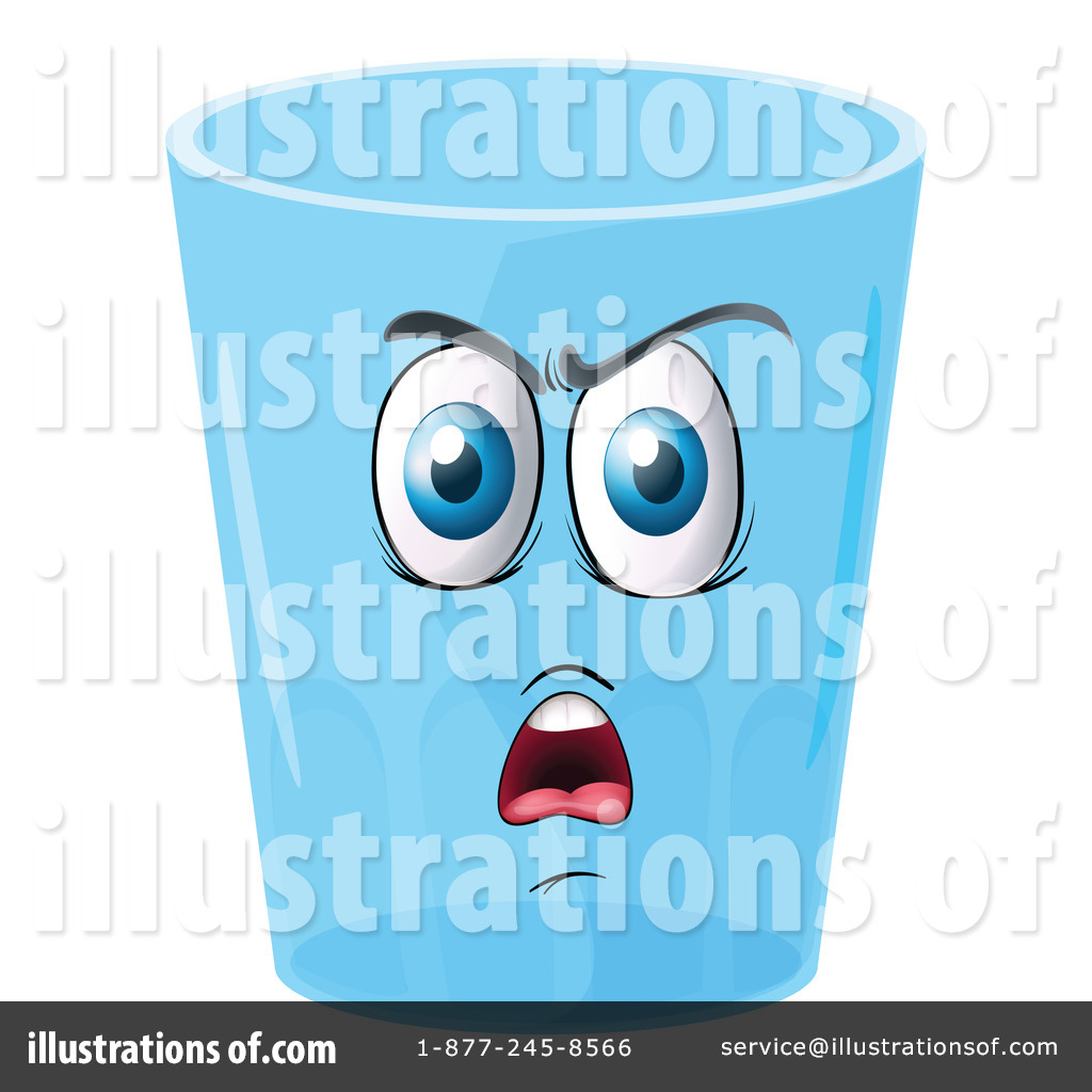 Rf  Water Cup Clipart Illustration By Colematt   Stock Sample  1148390