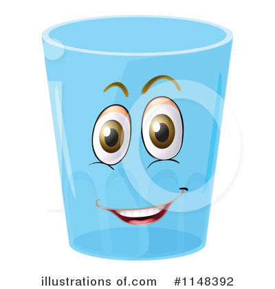 Rf  Water Cup Clipart Illustration By Colematt   Stock Sample  1148392