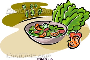 Salad Vector Clip Art