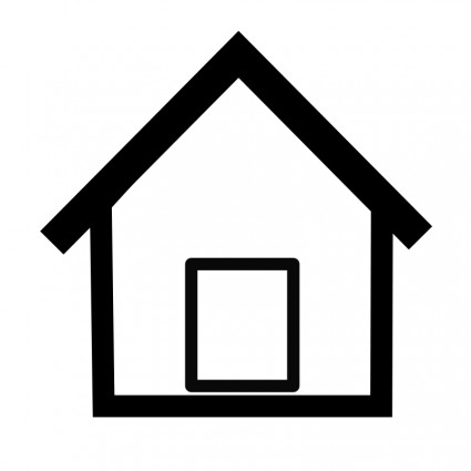 Simple Home Free Vector In Open Office Drawing Svg    Svg   Format
