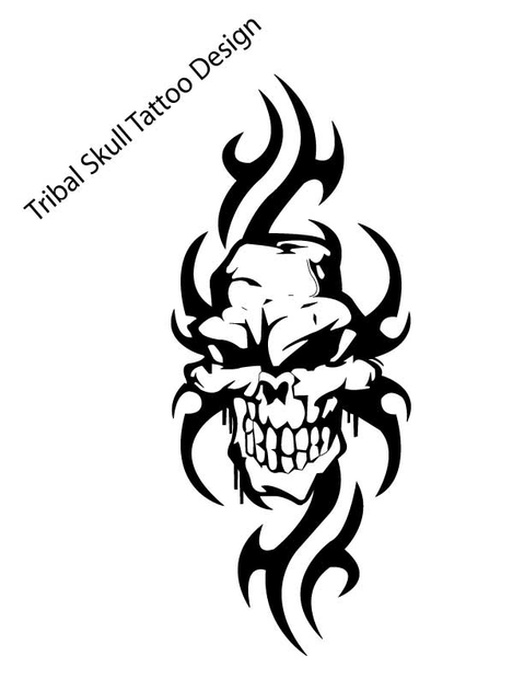Tribal Art Skulls   Free Cliparts That You Can Download To You    