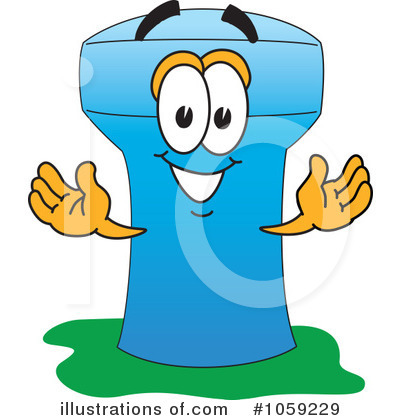 Water Tower Clipart Illustration By Toons4biz   Stock Sample  1059229