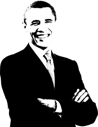 Barack Obama Clip Art Free Vector In Open Office Drawing Svg    Svg
