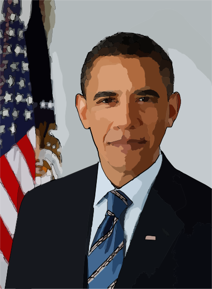 Barack Obama President Clip Art At Clker Com   Vector Clip Art Online