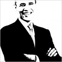 Barack Obama Vector Star Art