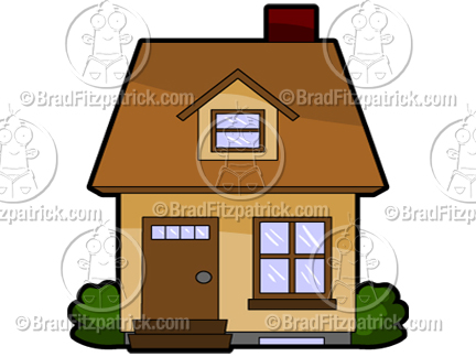 Cartoon House Clipart Picture   Royalty Free House Clip Art Licensing