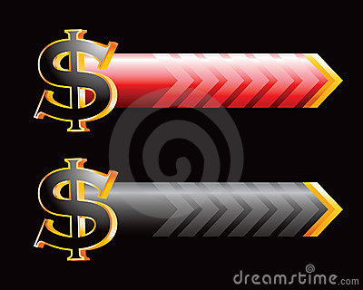 Dollar Sign Banners Royalty Free Stock Image   Image  11014846