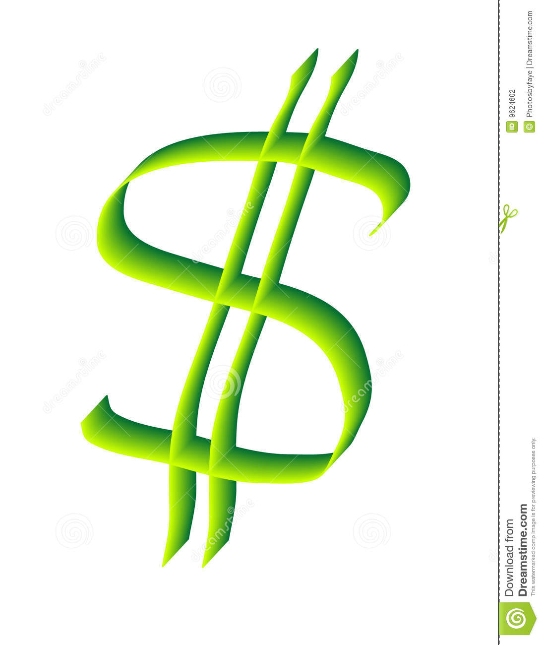 Dollar Sign Stock Photography   Image  9624602