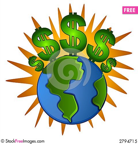 Earth Cash Dollar Signs Money   Free Stock Photos   Images   2794715