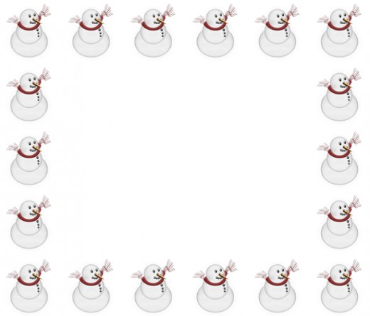 Free Winter Clip Art Images   Snowmen And Snowflakes