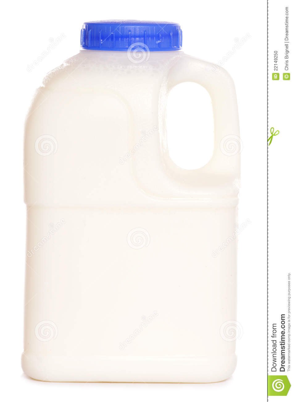 Full Fat Pint Of Milk Stock Photo   Image  22149250