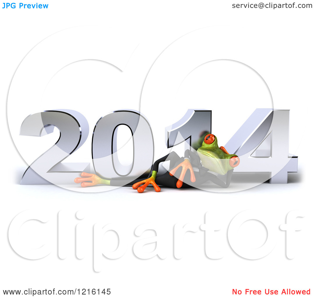 New Years Clip Art 2014 Clipart Of A 3d Business