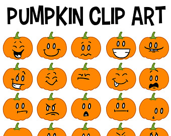 Pumpkin Clip Art Pumpkin Emoticons Pumpkin Faces Halloween Clipart