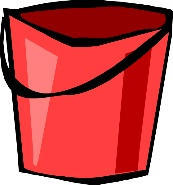 Red Bucket Clip Art At Clker Com   Vector Clip Art Online Royalty