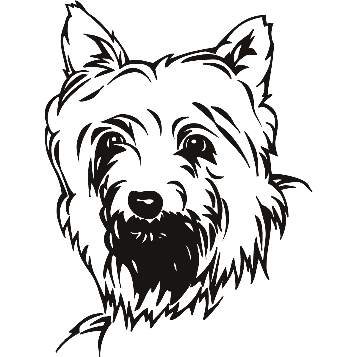 Scottie Dog Animals Wall Art Stickers Wall Decals Transfers   Ebay