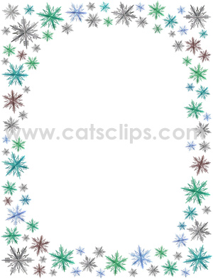 Snowflake Border Clip Art 520 X 520 23 Kb Jpeg Winter Clip Art Borders