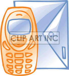 Supplies Work Cell Phone Phones Envelope Envelopes Mail Bc 071 Clip    
