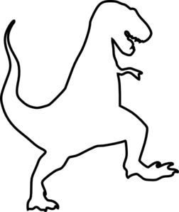 Trex Clipart Black And White   Clipart Panda   Free Clipart Images