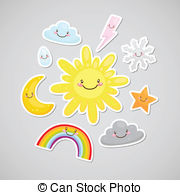 Weather Characters Clipart Vector And Illustration  2549 Weather