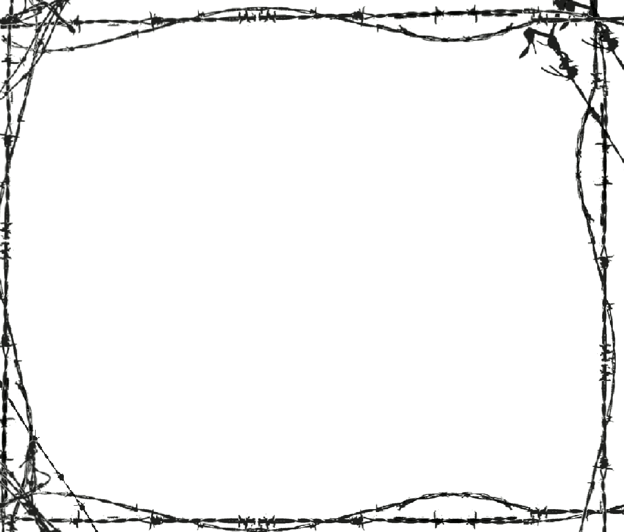 Barbed Wire Border   Cliparts Co