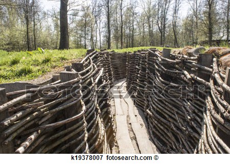 Bayernwald Trenches World War One Flanders Belgium View Large Photo