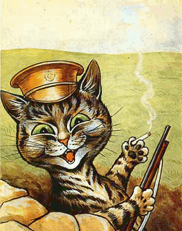 Cat In Trench War   Http   Www Wpclipart Com Animals Cats Cartoon Cats