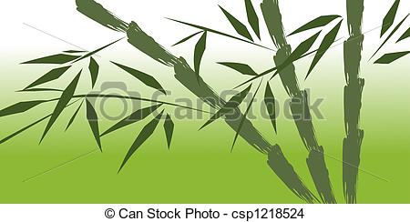 Chinese Bamboo Trees Vector Illustration Csp1218524   Search Clip Art
