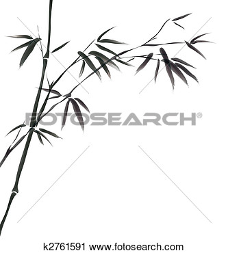 Clipart   Chinese Painting Of Bamboo  Fotosearch   Search Clip Art    
