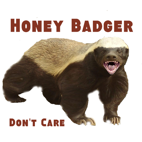 Cute Honey Badger Clipart The Honey Badger Don T Care