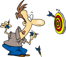 Darts Player Clipart