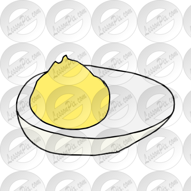 Egg Picture For Classroom   Therapy Use   Great Deviled Egg Clipart