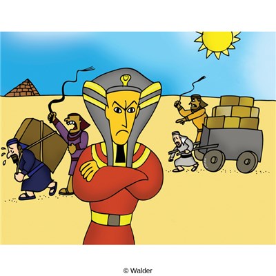 Exodus From Egypt  Pharaoh Forcing Jews Into Slavery   Walder    