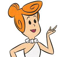 Flintstone Wilma Barney Rubble Betty Pebbles Cartoon