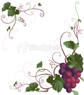 Grape Vine Border Clip Art Free