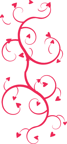 Hearts Arrow Swirls Clip Art At Clker Com   Vector Clip Art Online    