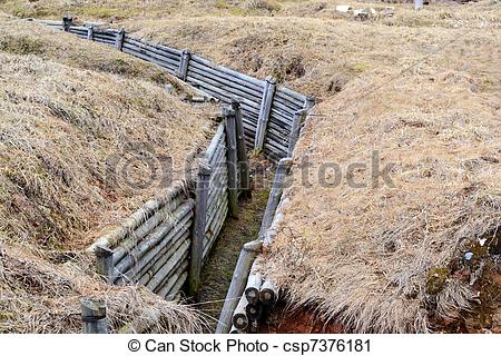 Of Trenches Of World War Ii   Reconstruction Of The Trenches    