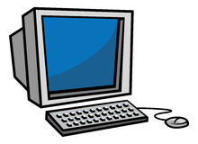 Old Computer Royalty Free Stock Images