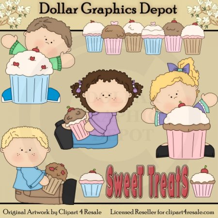 Sweet Treats   Clip Art    1 00   Dollar Graphics Depot Quality