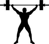 Weight Lifting Clip Art   Royalty Free   Gograph
