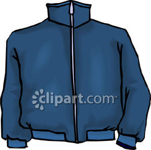 Zipper On A Jacket   Royalty Free Clipart Picture