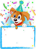 Birthday Dog Clip Art Illustrations  810 Birthday Dog Clipart Eps