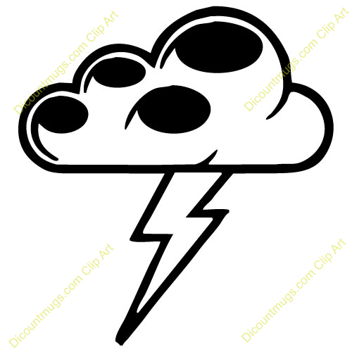 Clipart 10303 Thundercloud   Thundercloud Mugs T Shirts Picture    
