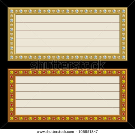Displaying  19  Gallery Images For Broadway Lights Border Clipart   
