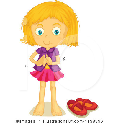 Getting Dressed Clipart Royalty Free Girl Clipart Illustration 1138896